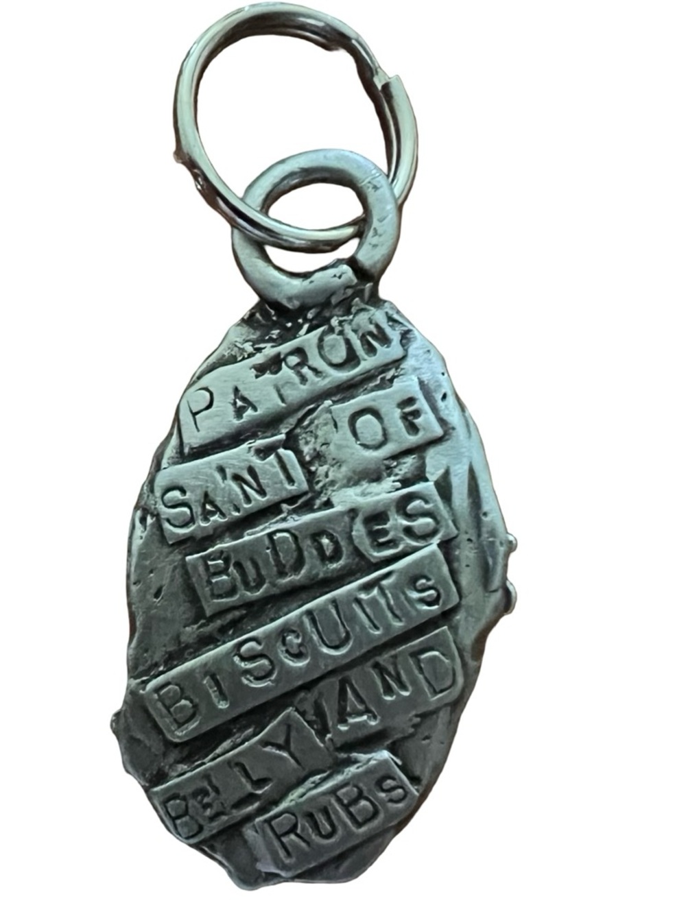 Santa Poochia Religious Medallion for Dog Collar - Picture 2 of 2